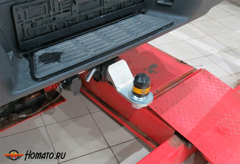 Фаркоп Jac T9 2024- | шар E - быстросъемный под квадрат, нагрузка 100/2500 | MOTODOR | 98303-E