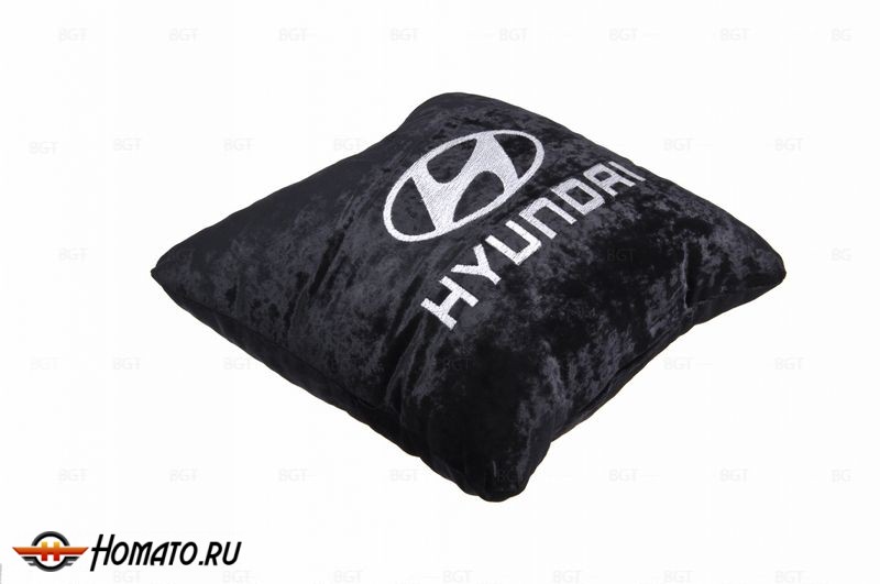 Подушка в салон автомобиля "Hyundai", Цвет: Черный