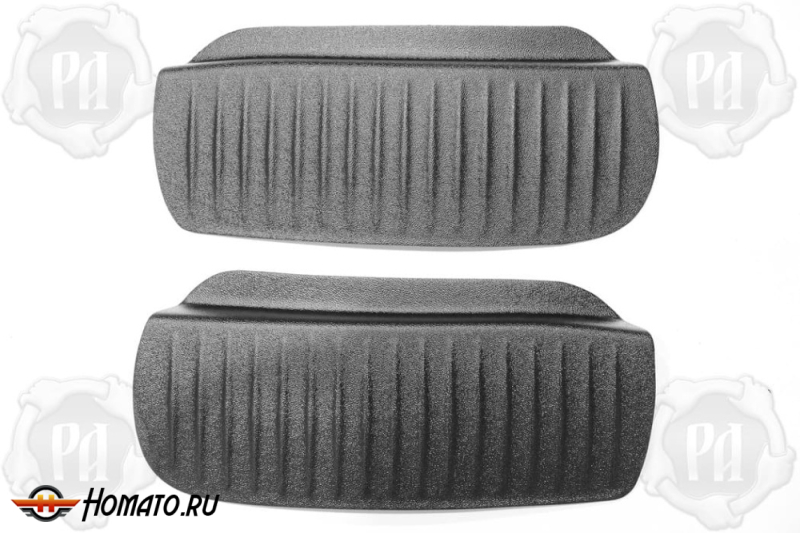 Накладки на пороги задних арок Nissan Qashqai J10 2007-2014 | шагрень