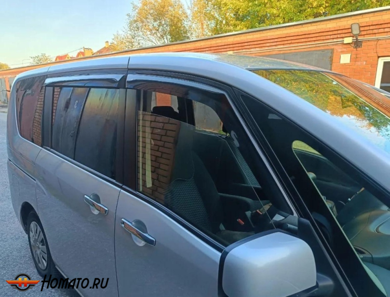 Дефлекторы окон Nissan Serena C26 2010-2016 | Cobra