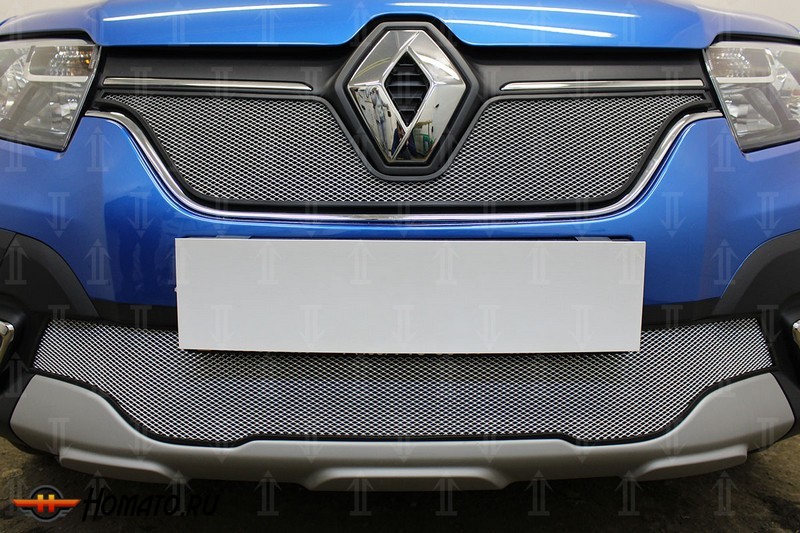 Защита радиатора для Renault Sandero Stepway 2018+ рестайл | Стандарт
