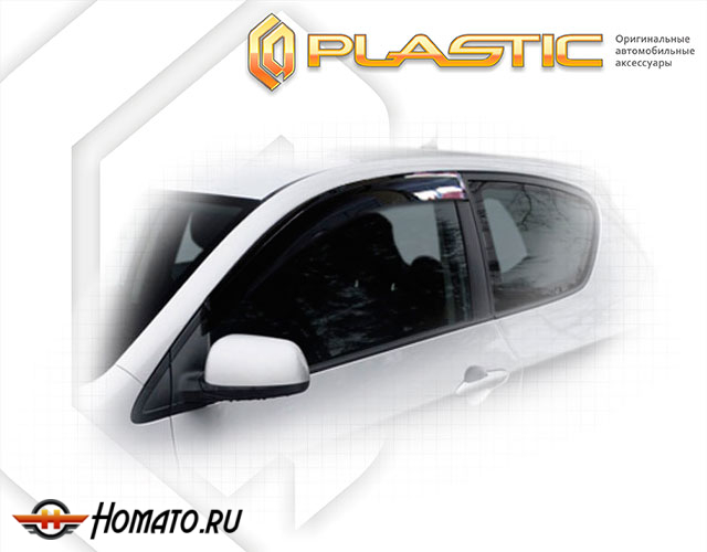 Дефлекторы ветровики Kia Picanto 2 (3D) 2011- (TA )