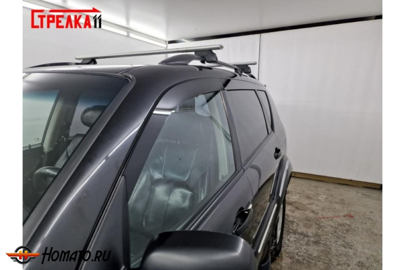 Дефлекторы SsangYong Rexton 1 2003-2007 | из 6 частей, премиум, плоские, 2D