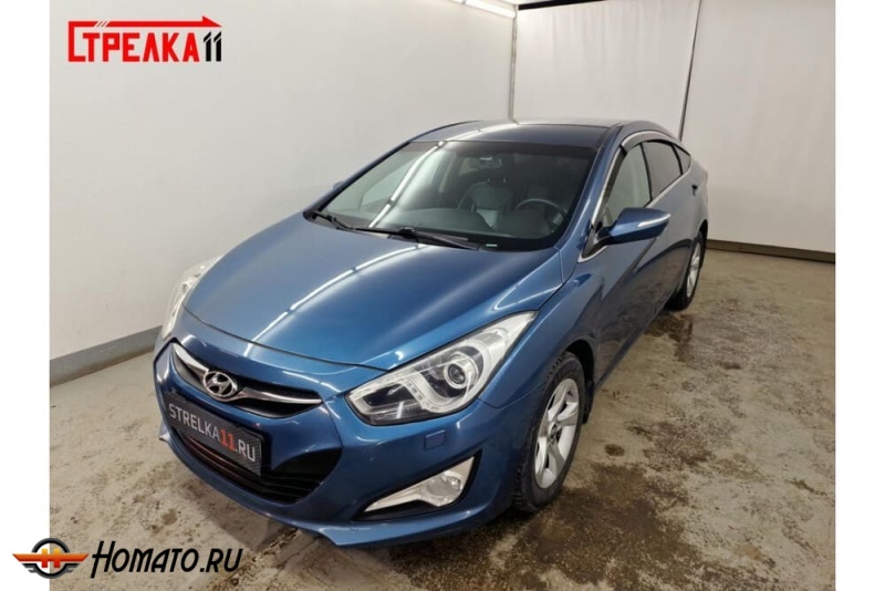 Дефлекторы Hyundai i40 2011-2017 седан | премиум, плоские, 2D