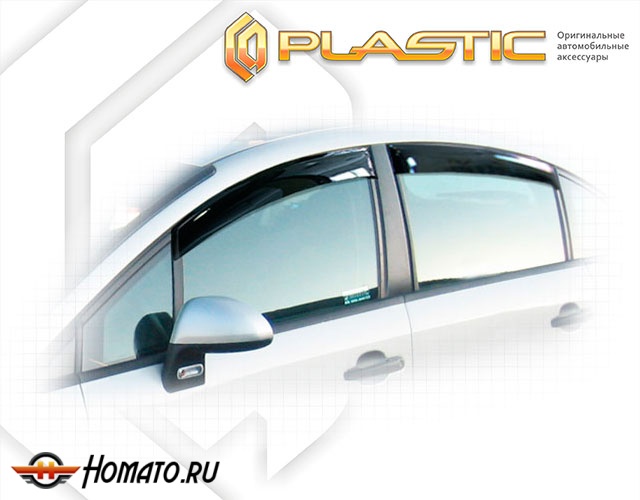 Дефлекторы ветровики Citroen C4 2004-2011 (LA)