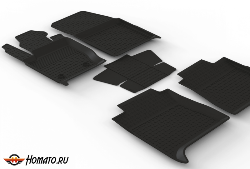 Резиновые коврики Хавал Н5 2023+ | с высокими бортами | Seintex