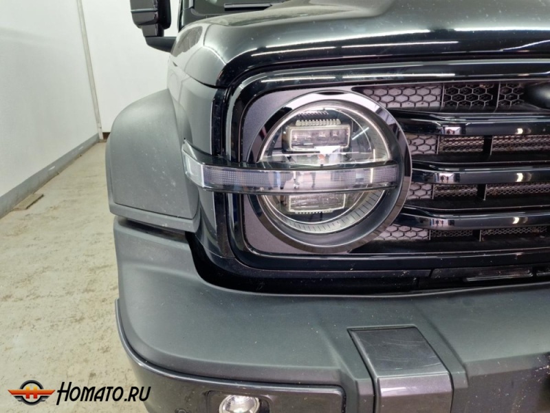 Накладки на фары для Танк 300 | 2 штуки, кольца