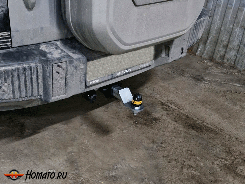 Фаркоп Jetour T2 2023- | шар E - быстросъемный под квадрат, нагрузка 75/1500 | MOTODOR | 99019-E