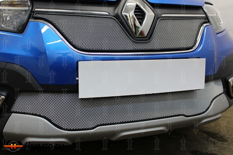 Защита радиатора для Renault Sandero Stepway 2018+ рестайл | Стандарт