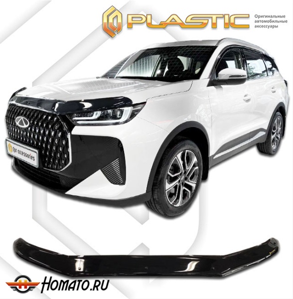 Дефлектор капота Chery Tiggo 7L 2025- | черный