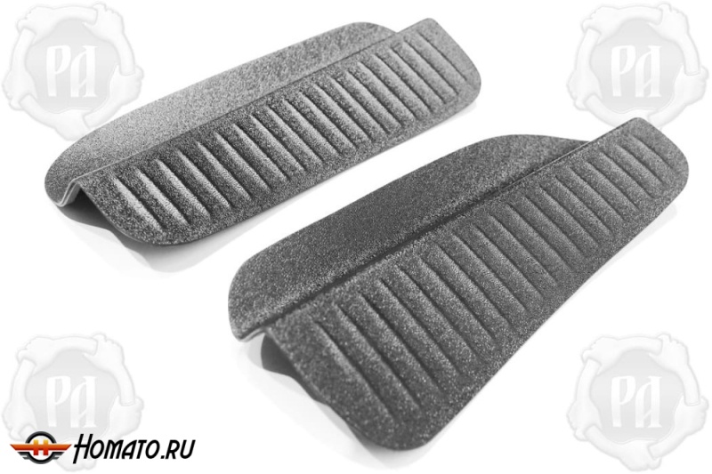 Накладки на пороги задних арок для Донгфенг ДФ6 2022+ | шагрень