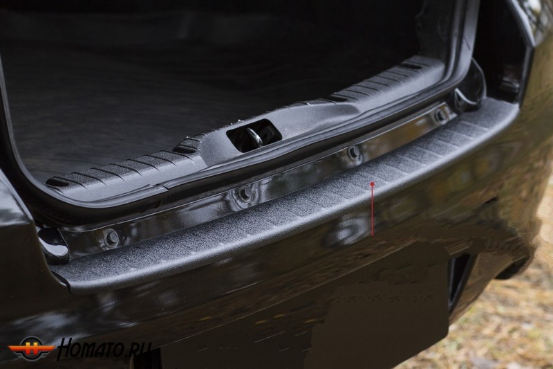 Накладка на задний бампер для Datsun on-DO 2014+ | шагрень