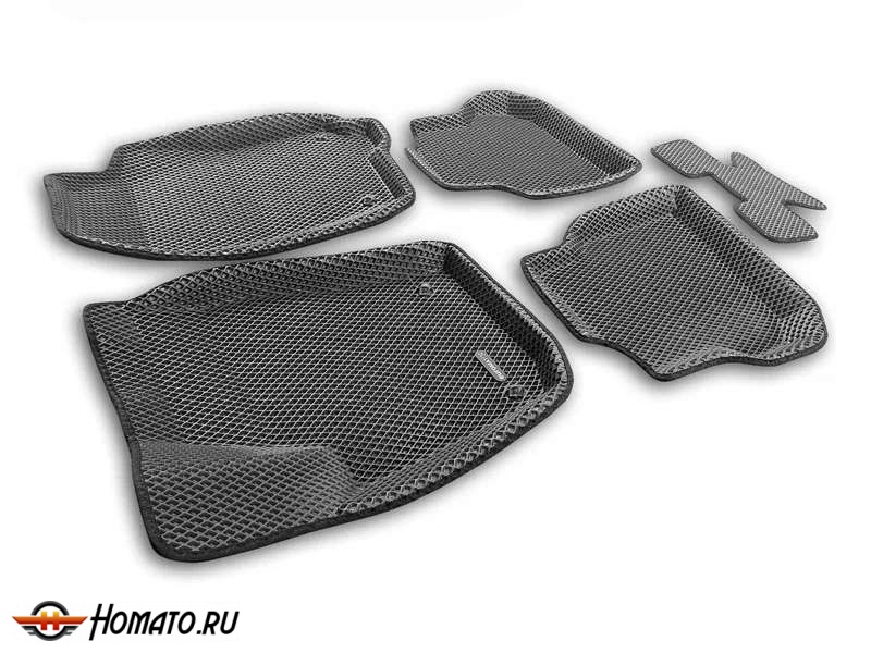 3D EVA коврики c бортами для Фольксваген Поло 2010-2019