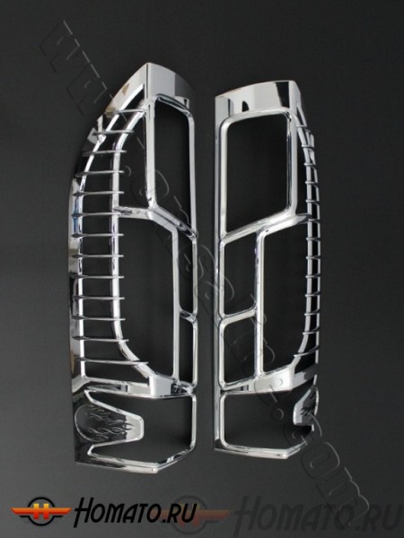 Окантовка на стопы для Fiat Ducato 2014+ | хром, 2 части