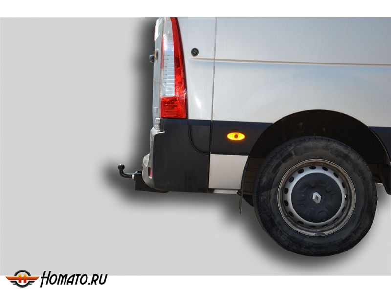 Фаркоп RENAULT MASTER 2010- (фургон без ступеньки) | шар F - кованый | Лидер Плюс | R121-F