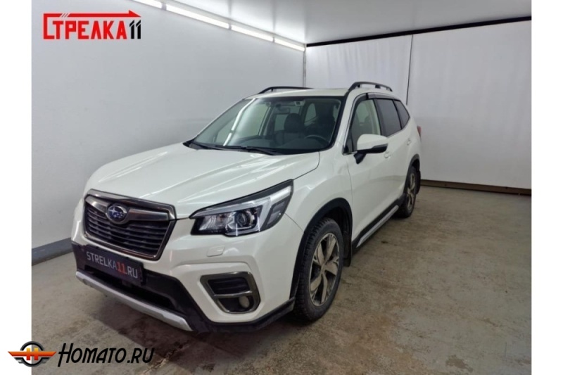 Дефлекторы Subaru Forester S5 2019-2025 | премиум, плоские, 2D