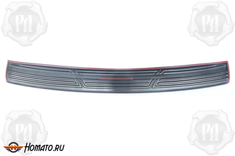 Накладка на задний бампер Лада Гранта универсал 2018+ | шагрень