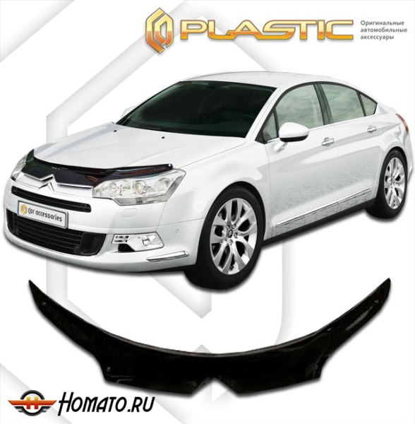 Дефлектор капота Citroen C5 2008- | exclusive, черный