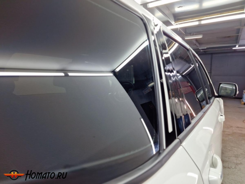 Накладки на стойки дверей для Kia Mohave 2020+ | 8 штук, декор