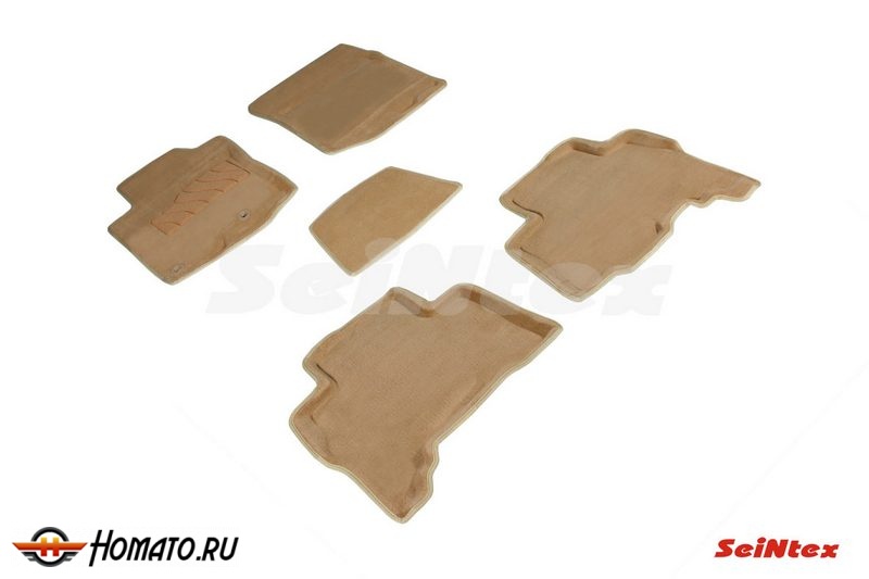 3D коврики Toyota LC Prado 150 2009-2022 | Премиум | Seintex