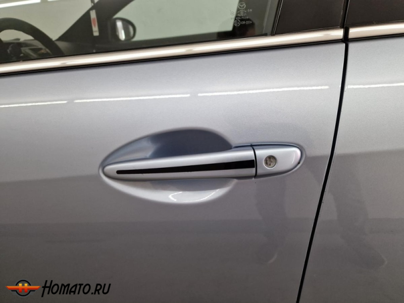 Накладки на ручки дверей для Mazda 6 (GH) 2007-2012 | 4 штуки, декор
