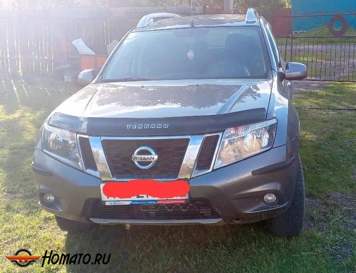 Дефлектор капота мухобойка NISSAN TERRANO 3 (2014-)