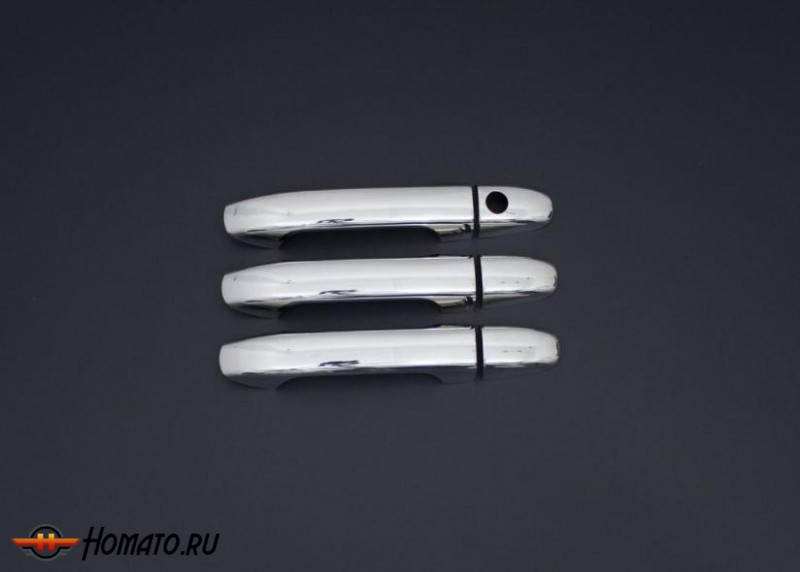 Накладки на дверные ручки для Mercedes Vito 2015+ | нержавейка, 3 двери (без сенсора)