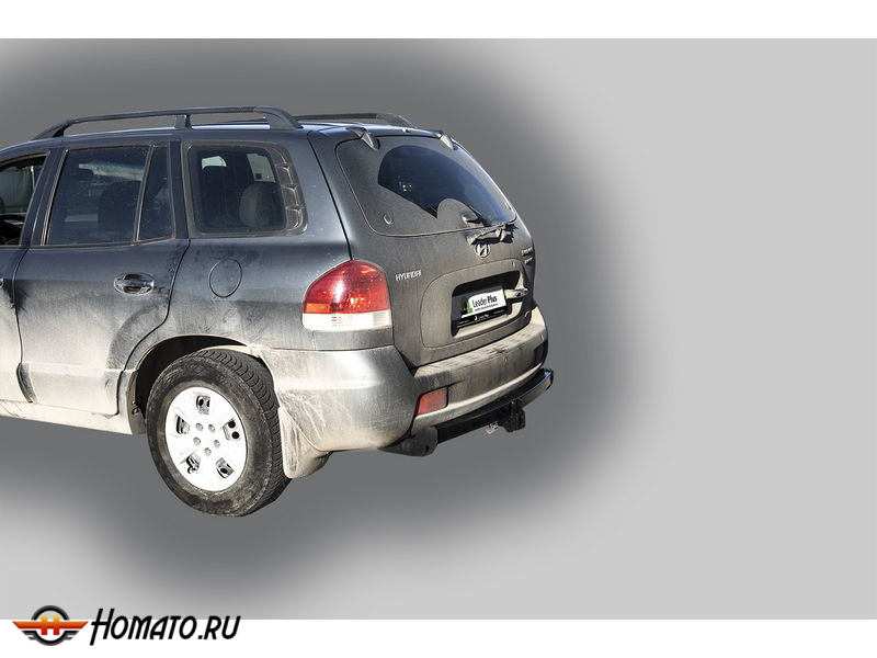 Фаркоп HYUNDAI SANTA FE CLASSIC (SM) (ТАГАЗ) 2001-2006, 2007-2012 | шар E - под квадрат - быстросъемный | Лидер Плюс | H205-E