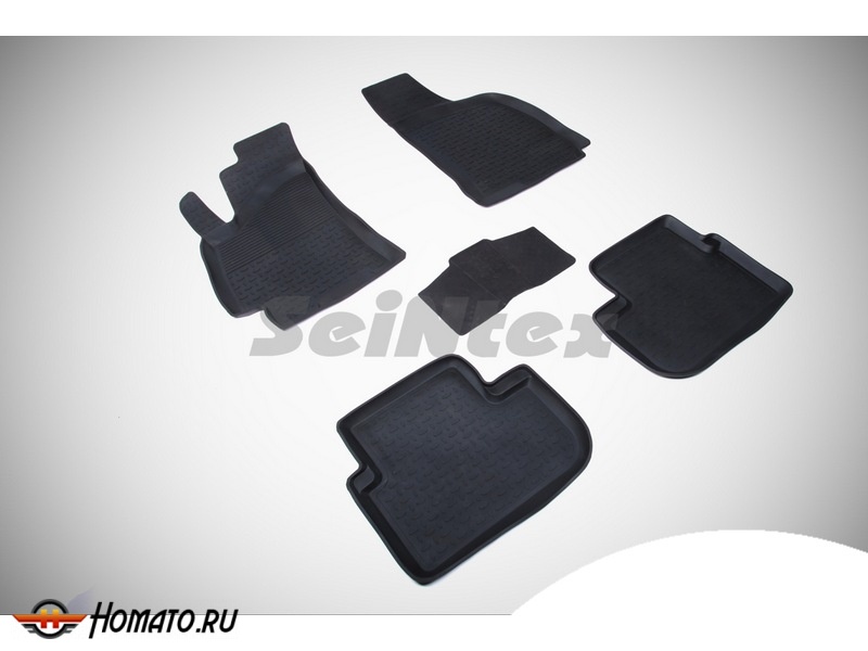 Резиновые коврики Chevrolet Lanos 2005-2009 | с высокими бортами | Seintex