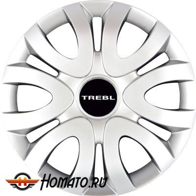Колпаки на колеса R13,R14,R15,R16 | гибкие, ударопрочные, 4 штуки, TREBL