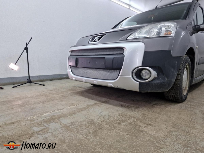 Защита радиатора для Peugeot Partner B9 (2008-2012) дорестайл | Стандарт