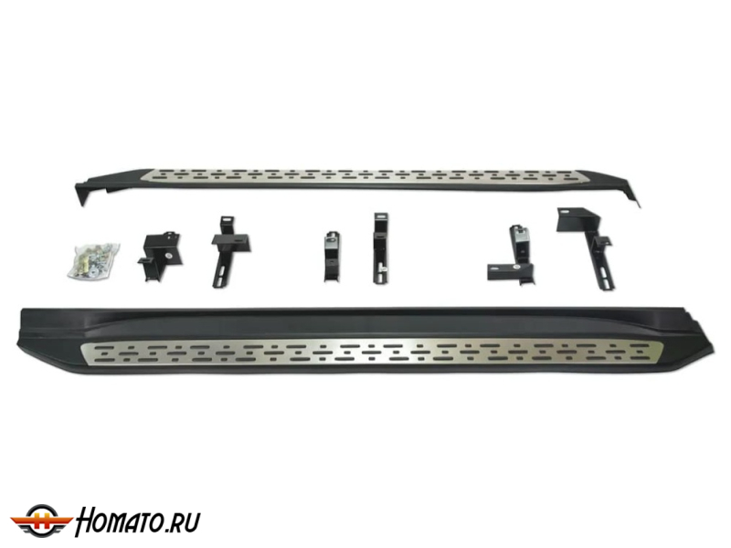 Пороги OEM для Toyota Highlander 3 (XU50) 2014-2020