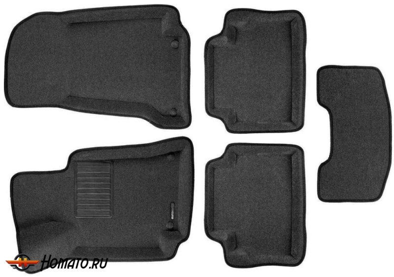 3D коврики для Mercedes E-class (W213) 2016+ | BUSINESS: 4 слоя