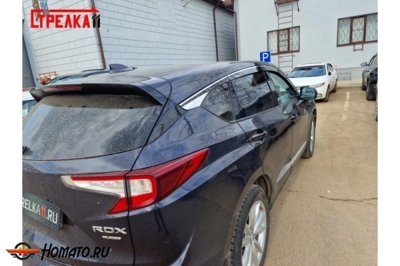 Дефлекторы Acura RDX 3 2018+/2021+ | премиум, плоские, 2D