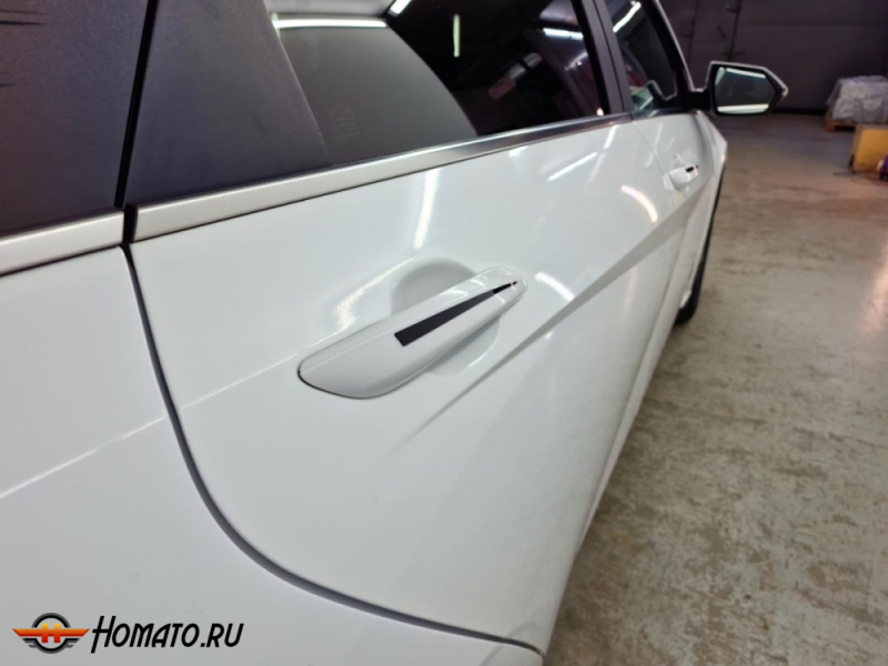 Накладки на ручки дверей для Hyundai Elantra 7 2021+ | 4 штуки, декор
