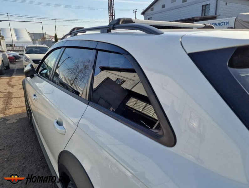 Дефлекторы Ауди А4 Б9 2015+ универсал / Allroad | из 6 частей, премиум, плоские, 2D