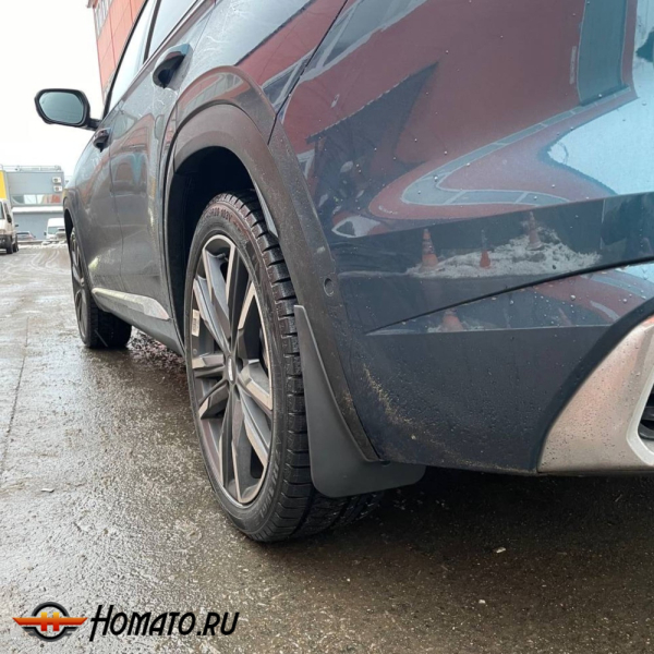 Брызговики OEM для Джили Монджаро 2023+ | комплект: передние+задние