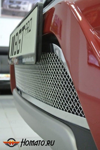 Решетка в бампер для Suzuki Grand Vitara 2013+ «Punched Bottom» | Нижняя