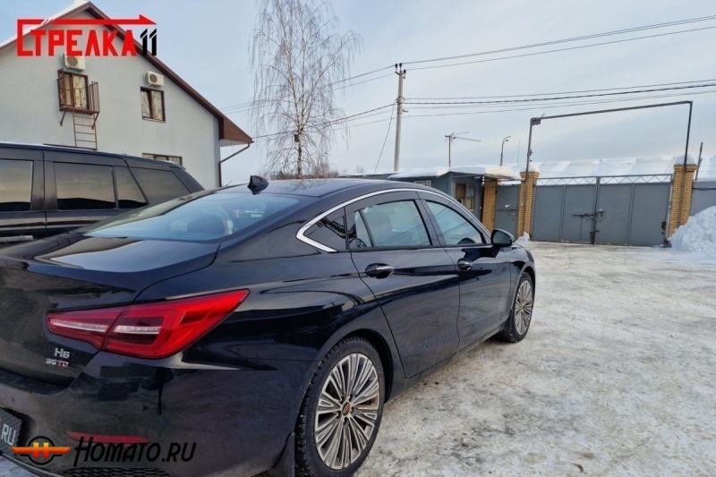 Дефлекторы Hongqi H5 1 2018-2022 | премиум, плоские, 2D