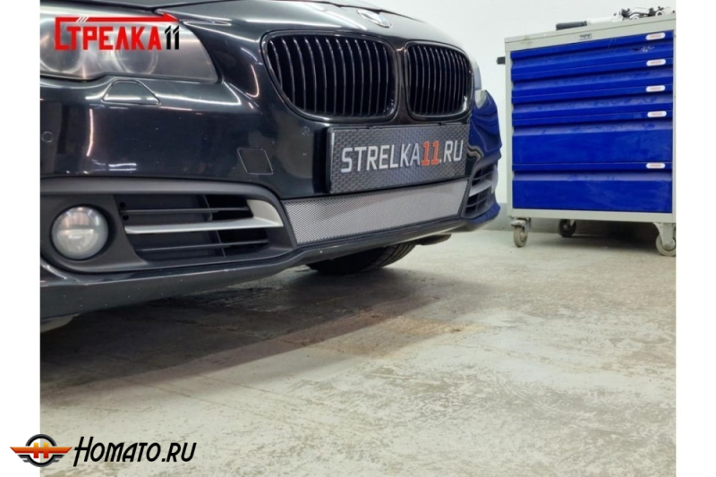 Защита радиатора для BMW 5 F10 (2013-2017) рестайл | Стандарт