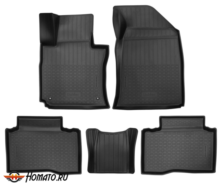 Коврики KGM Tivoli 2023+ | полиуретановые, черные, Norplast