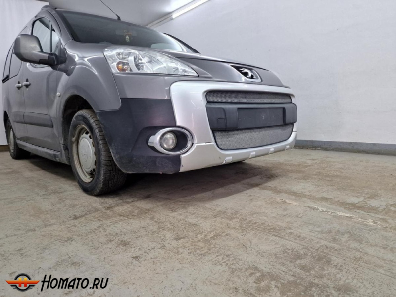 Защита радиатора для Peugeot Partner B9 (2008-2012) дорестайл | Стандарт