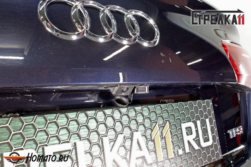 Защита задней камеры Audi A6 (C7) 2010-2014 седан (дорестайл)