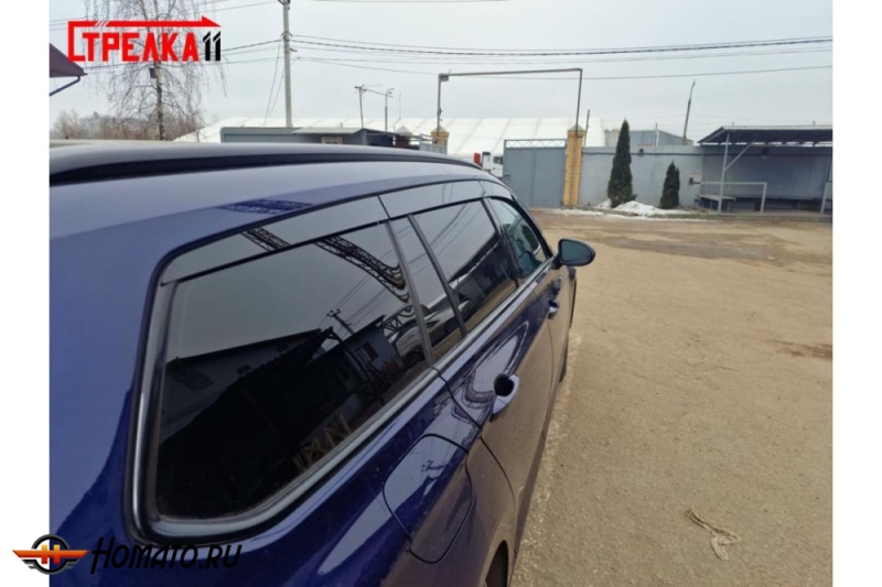 Дефлекторы Volkswagen Passat B8 универсал 2015-2023 | премиум, плоские, 2D