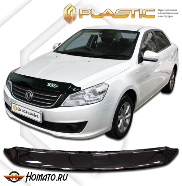 Дефлектор капота Dongfeng S30 2014- | черный