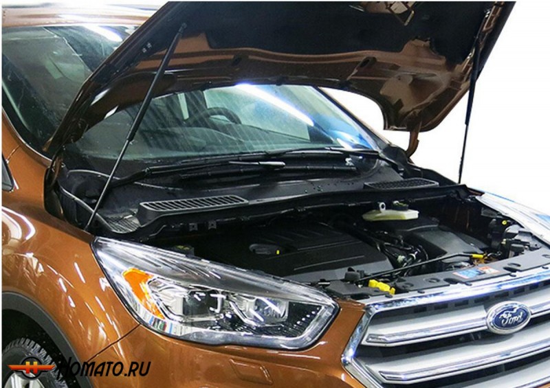 Упоры капота для Ford Kuga II рестайлинг 2016-н.в. | 2 штуки, АвтоУПОР