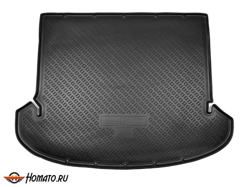 Коврик в багажник Kia Sorento (XM) 2009- (7 мест) (сложенный 3 ряд) | черный, Norplast