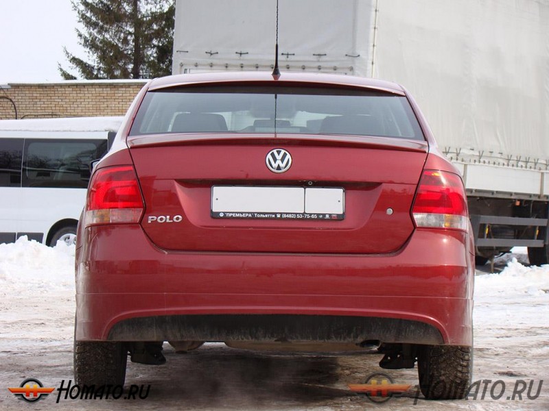 Спойлер-козырек на стекло для Volkswagen Polo Sedan 2010+/2015+