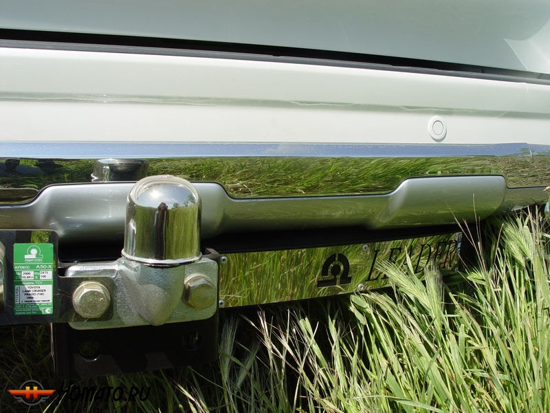 Фаркоп TOYOTA LAND CRUISER PRADO 120 2002-2009 | шар F - кованый, с пластиной из нержавейки | Лидер Плюс | T113-F(N)