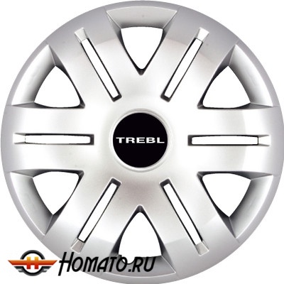 Колпаки на колеса R13,R14,R15,R16 | гибкие, ударопрочные, 4 штуки, TREBL
